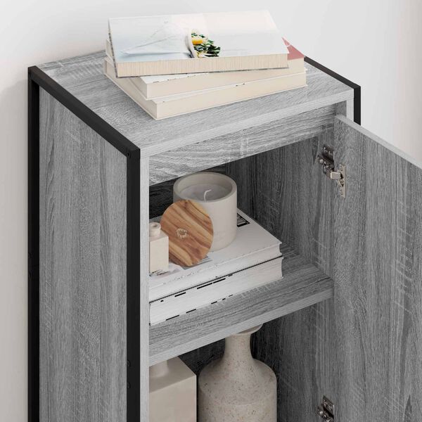 vidaXL Kabalas Pilkas Sonoma 43 x 36 x 75,5 cm Apdirbta mediena