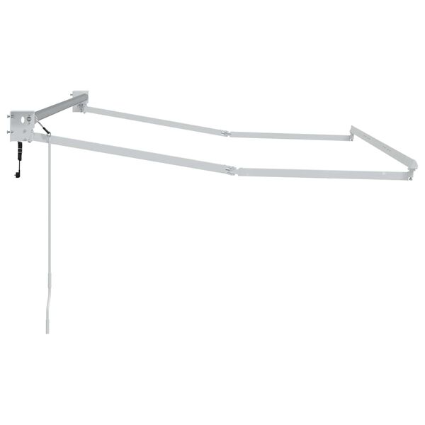 vidaXL Elektrinė i&scaron;traukiama markizės sistema Baltas 3 x 2 m Aliuminis