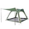 vidaXL Stovyklavimo palapinė, žalia, keturvietė, atspari vandeniui