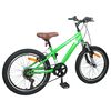 vidaXL Kids Mountain Bike 20 Colių 6-Speed 5-8 metų amžiaus Žalia