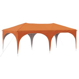 vidaXL Pop-up &scaron;ventinis palapinė 575 x 288 x 245 cm Oranžinė