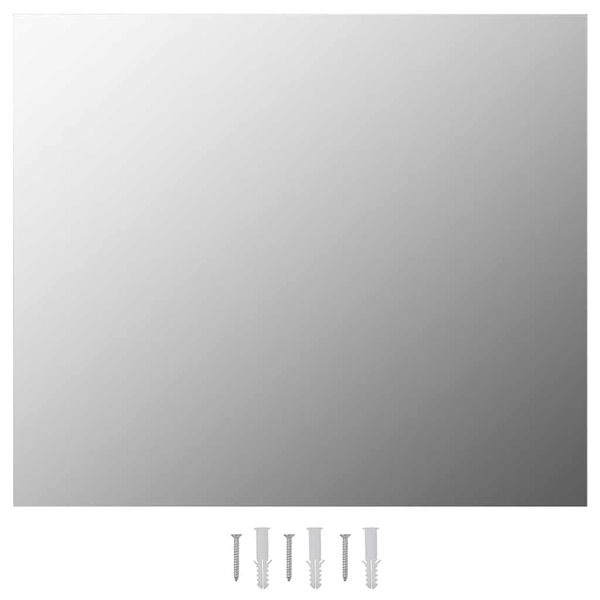 vidaXL Veidrodis be rėmo, 80x60cm, stiklas