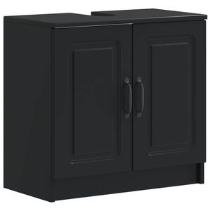 vidaXL Vonios kriauklės spinta UTRECHT Juoda 59,5 x 31,5 x 59 cm
