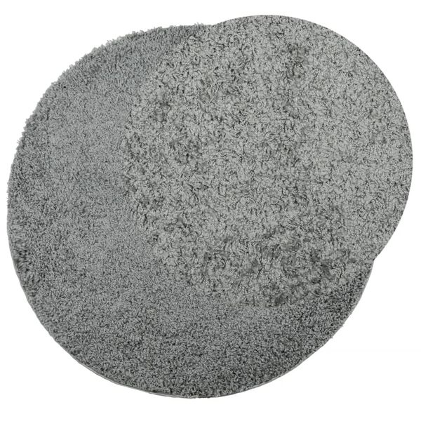 vidaXL Shaggy kilimas PAMPLONA, žalias, 100cm skersmens