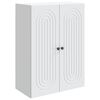 vidaXL Prie sienos montuojama spinta Balta 66 x 34,5 x 90 cm