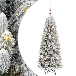 vidaXL Dirbtinė Kalėdų eglutė Balta 120 cm
