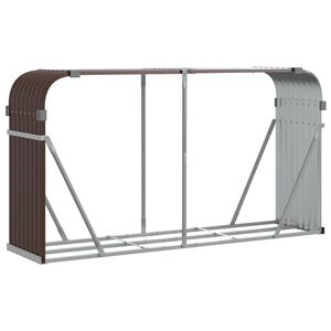 vidaXL Malkų stovas, rudas, 180x45x100 cm, galvanizuotas plienas