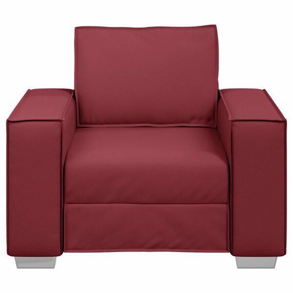 vidaXL Sofa Vyno raudona 99 x 80 x 84 cm audinys