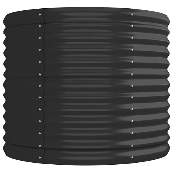 vidaXL Aukštas sodo lovelis, antracito, 224x80x68cm, cinkuotas plienas