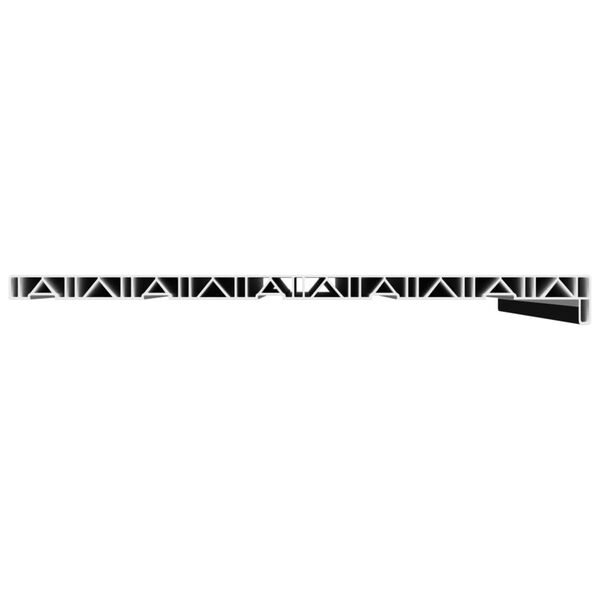 vidaXL Langų palangė Antracitas su medžio ra&scaron;tu 60 x 50 x 4,5 cm PVC