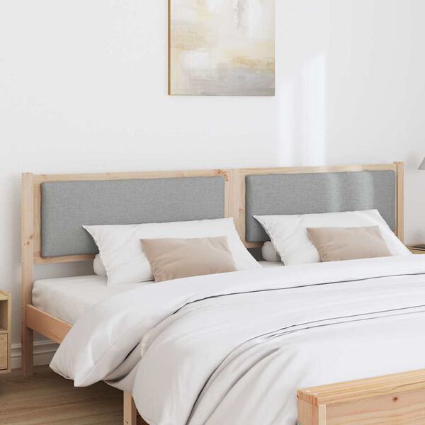 vidaXL Galvūgalis Kita Ruda 200 cm Pu&scaron;ies masyvas