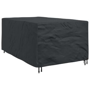 vidaXL Baldų uždangalas Paprastas Juoda 143 x 225 x 90 cm 600D