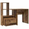 vidaXL Stalas Senovinis medis 131,5 x 50 x 106,5 cm Apdirbta mediena