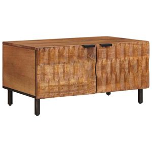 vidaXL Kavos staliukas Ruda 80 x 50 x 40 cm Kietas mango medis
