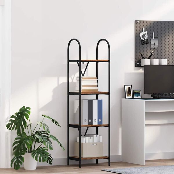 vidaXL Knygų lentyna Senas medis 40 x 30 x 146 cm Apdirbta mediena