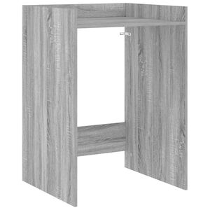 vidaXL Skalbimo ma&scaron;inos spintelė Pilka Sonoma 67,5 x 62 x 97 cm