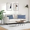 vidaXL Sofa Pagalvės 2 pcs Mėlyna 80 x 40 cm Kordūrinis audinys