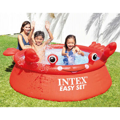 INTEX Pripučiamas baseinas Happy Crab Easy Set, 183x51cm