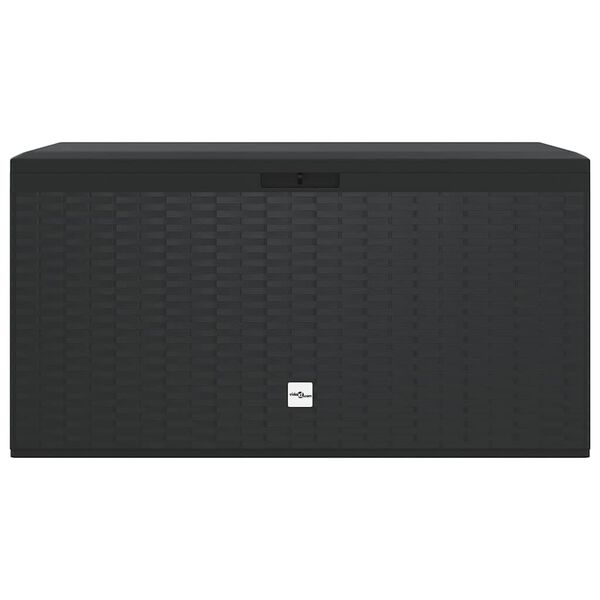 vidaXL Sodo daiktadėžė, antracito spalvos, 114x47x60cm