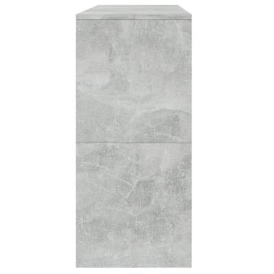 vidaXL Konsolinis staliukas, betono pilkos spalvos, 100x35x76,5cm, MDP
