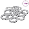 vidaXL Spyruoklinis plovimas 15929 pcs Balta Geležis