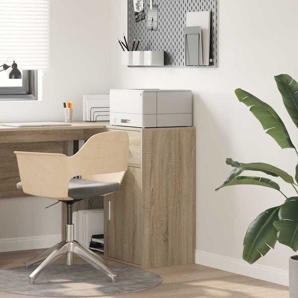 vidaXL Komoda Sonoma ąžuolas 38 x 34.5 x 75 cm Apdirbta mediena