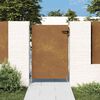 vidaXL Sodo vartai, 85x125 cm, Corten plienas