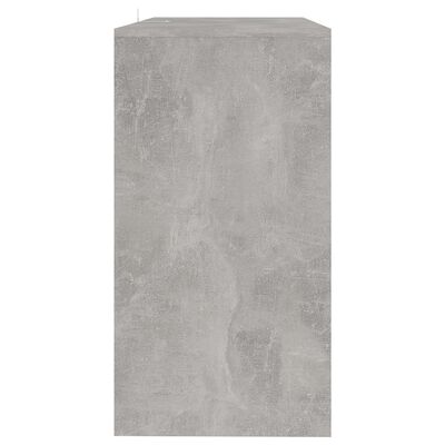 vidaXL Konsolinis staliukas, betono pilkas, 89x41x76,5cm, plienas