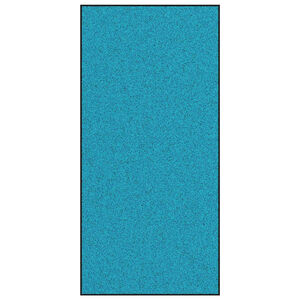 vidaXL Durų kilimėlis Cianas ir Juodas 120 x 250 cm 100% poliamidas