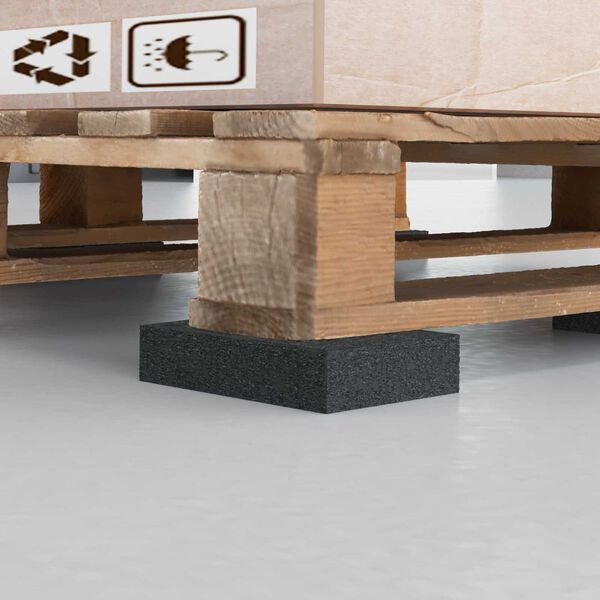 vidaXL Guminis Kilimėlis Juoda Guma