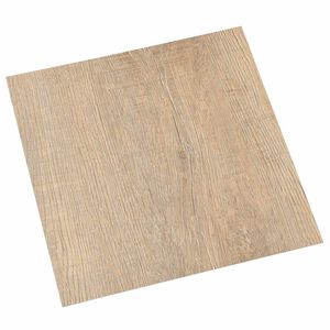 vidaXL Grindų lentos 5,11 m&sup2; 55 pcs PVC &Scaron;viesiai pilka, Tamsiai ruda