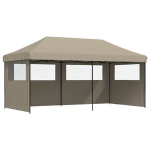 vidaXL &Scaron;ventės palapinė Taupe 292 x 580 x 315 cm Oksfordo audinys