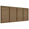 vidaXL Sieninis galvūgalis, medaus rudas, 206x3x91,5cm, pu&scaron;ies masyvas