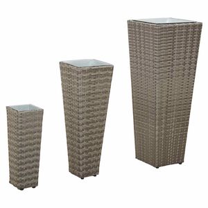 vidaXL Lauko rinkinys 3 pcs Metalas