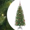 vidaXL Dirbtinė Kalėdų eglutė Žalia 150 cm PE ir PVC