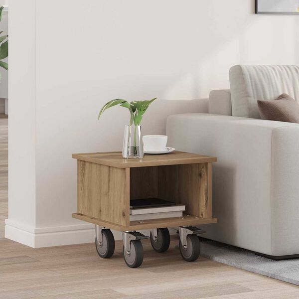 vidaXL Televizoriaus stovas Amatininkų ąžuolas 37 x 35 x 35 cm