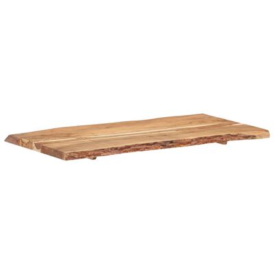 vidaXL Stalviršis, 118x(50-60)x3,8cm, akacijos medienos masyvas