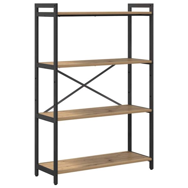 vidaXL Knygų lentyna Amatininkų ąžuolas 80 x 30 x 120 cm