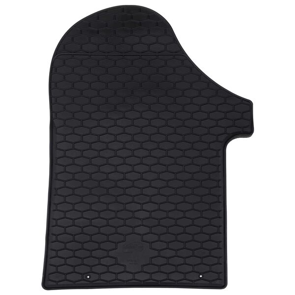 vidaXL Automobilių kilimėlis 2 pcs Juoda TPE