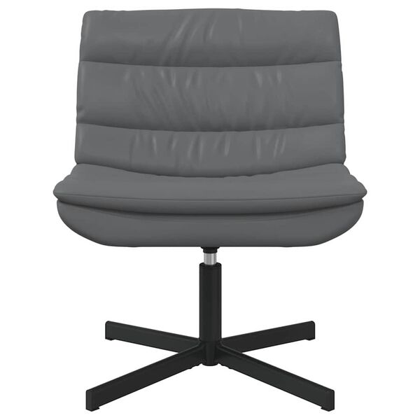 vidaXL Sukamasis krėslas Pilka 63 x 75 x 76 cm PU