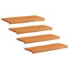 vidaXL Laiptų pakopos 4 vnt. 70 x 30 x 2 cm &Scaron;viesiai rudas
