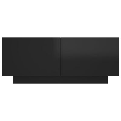 vidaXL Televizoriaus spintelė, juoda, 100x35x40cm, MDP, blizgi