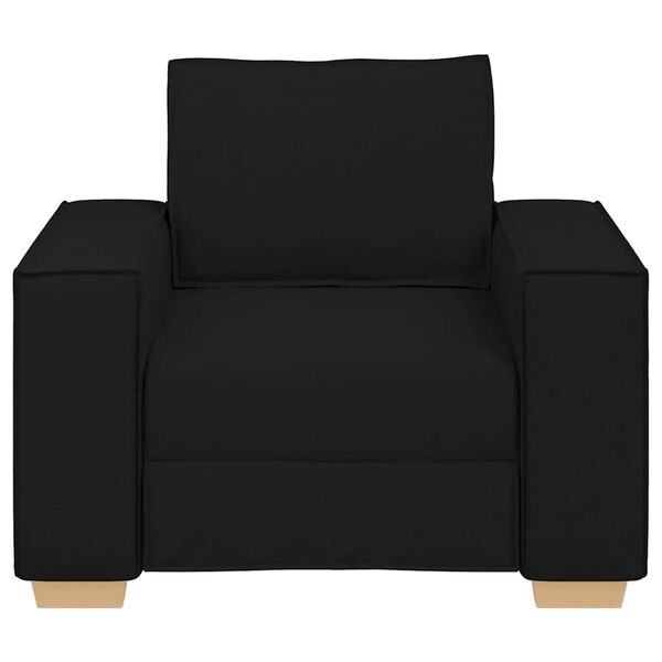 vidaXL Sofa-kėdė, juoda, 100x78x84 cm, audinys
