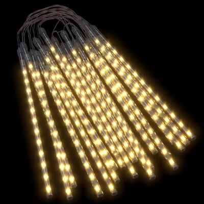 vidaXL Girlianda meteorų lietus, 20vnt., 30cm, 480 šiltų baltų LED