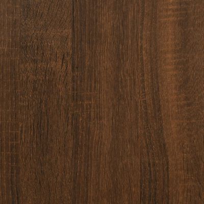 vidaXL Konsolinis staliukas, rudas ąžuolo, 75x34,5x75cm, mediena