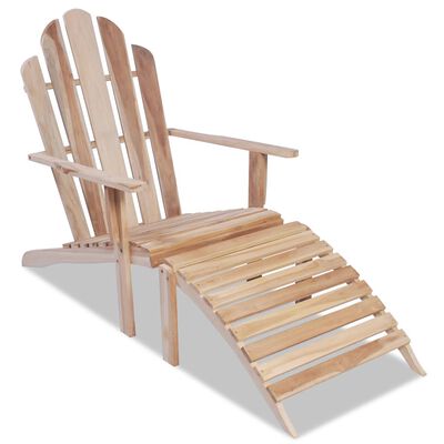 vidaXL Adirondack kėdė, tikmedžio medienos masyvas