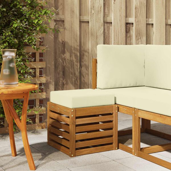 vidaXL Lauko suolelis Kietos akacijos mediena Natūrali