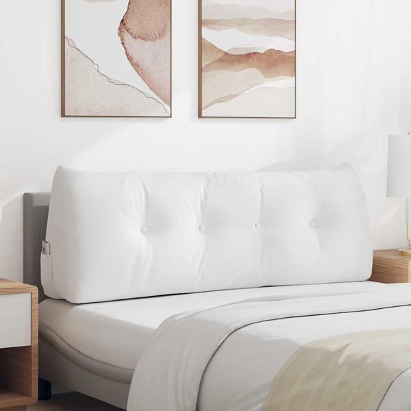 vidaXL Apsaugos Pagalvė Balta 140 x 24 x 50 cm audinys