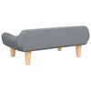 vidaXL Vaikiška sofa, šviesiai pilkos spalvos, 70x40x24cm, audinys