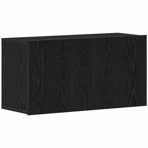 vidaXL TV spintelė, juodo ąžuolo spalvos, 80x30x41 cm, inžinerinė mediena